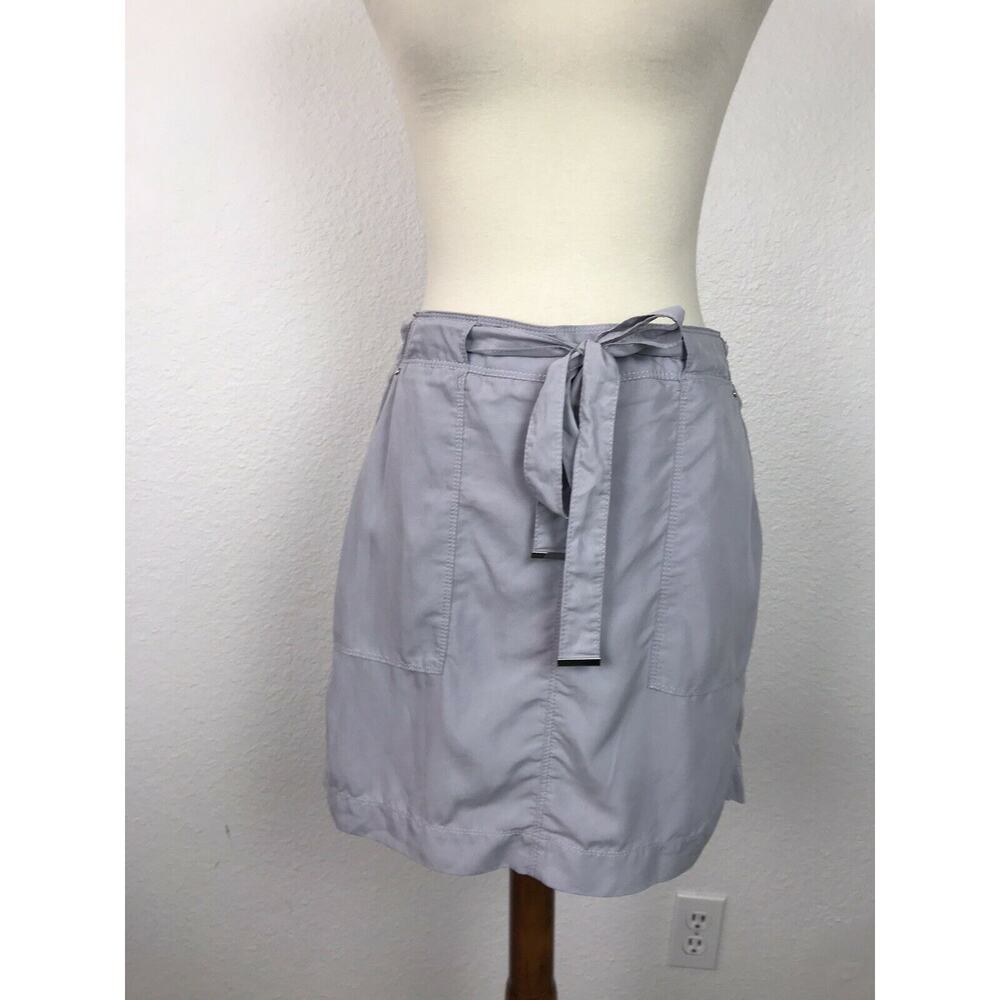 White House Black Market Belted Mini Skirt